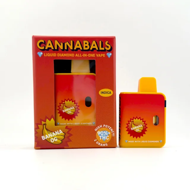 Cannabals - Banana Og Liquid Diamonds - 2g Aio Vape