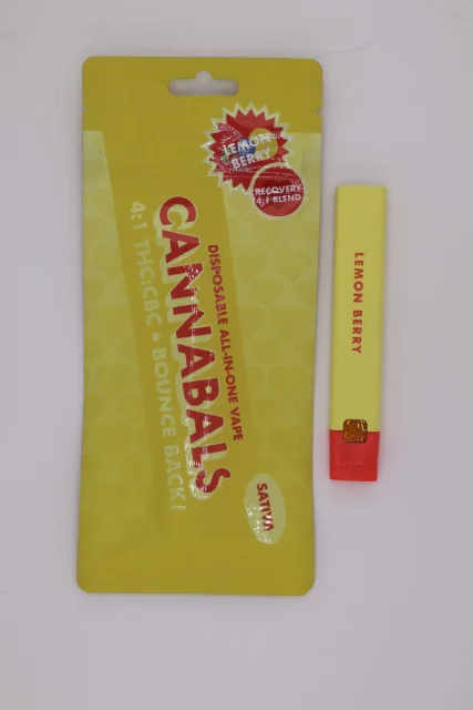 Cannabals - "Mood State - Bounce Back" Lemon Berry - 1g Aio Vape 4:1 Thc:cbc