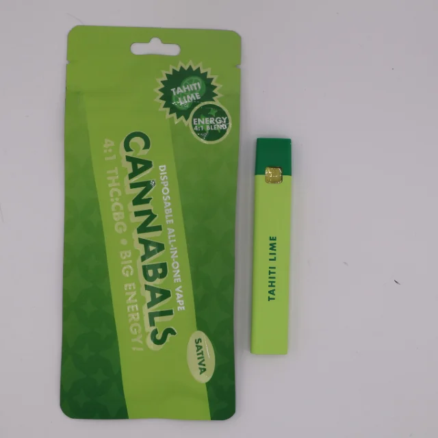 Cannabals - "Mood State - Big Energy" Tahiti Lime- 1g Aio Vape 4:1 Thc:cbg