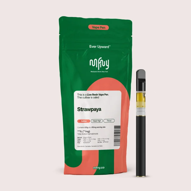 Mfny - Strawpaya - 0.5g Live Resin Aio Vape