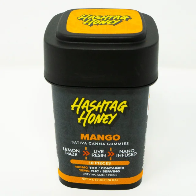 Hashtag Honey - Mango Gummies - 100mg 10ct