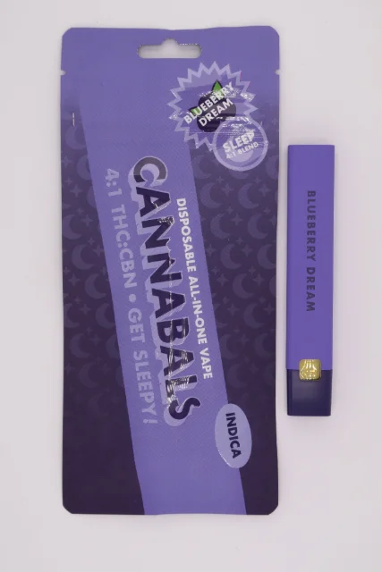 Cannabals - "Mood State - Get Sleepy" Blueberry Dream - 1g Aio Vape 4:1 Thc:cbn
