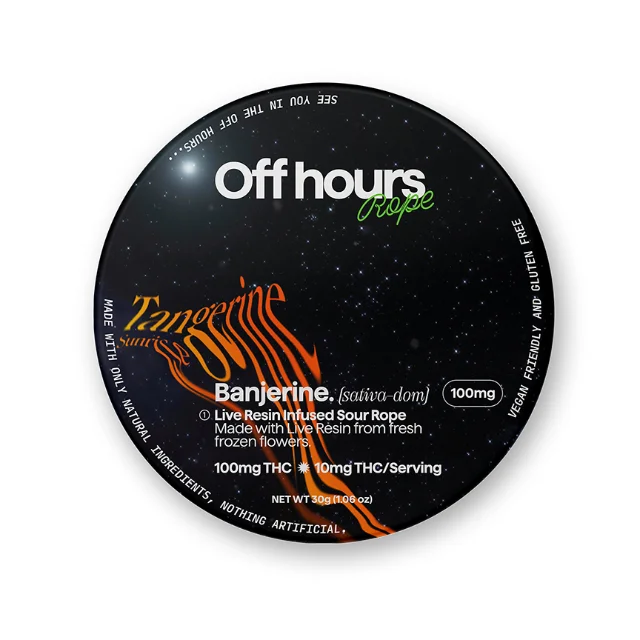 Off Hours - Live Resin Rope "Banjerine - Sour Tangerine" - 100mg