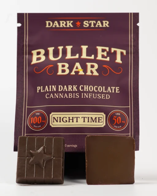 Dark Star - "Bullet Bar" Dark Chocolate "Nighttime" - 2:1 Thc:cbn (100mg Thc : 50mg Cbn)