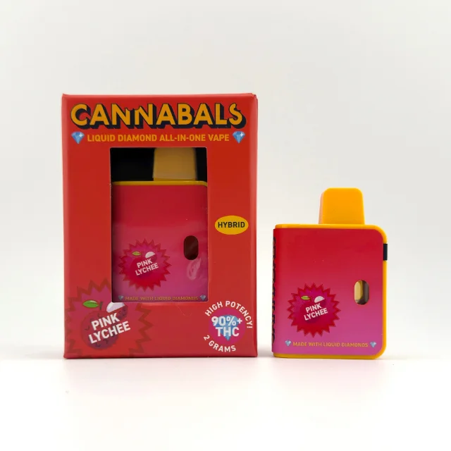 Cannabals - Pink Lychee Liquid Diamonds - 2g Aio Vape