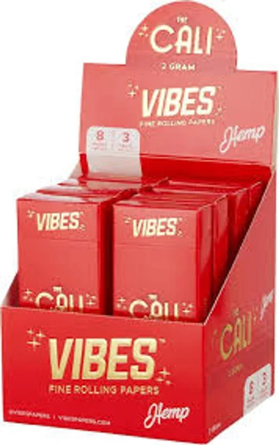 Vibes - "The Cali" Hemp 1g Prerolled Papers - 3pk
