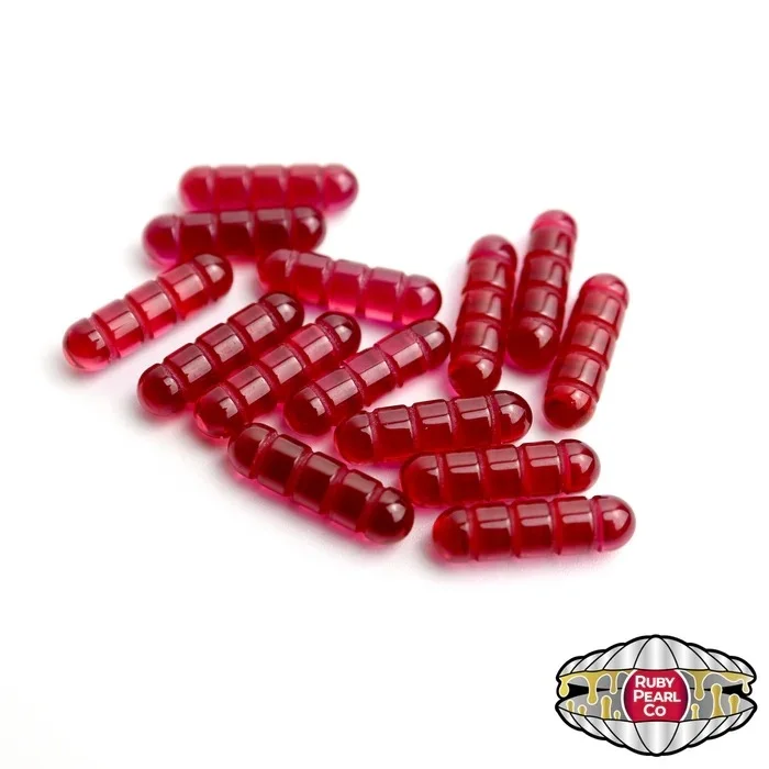 Ruby Pearl Co - Grooved Ruby Terp Pillar - 5x18mm