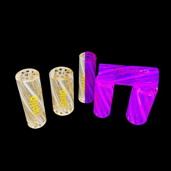 Gordo Scientific - Pink Champagne (Uv) Pinstripe Rip Tips - Size 7