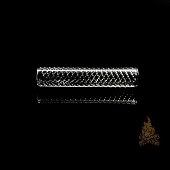 Campfire Quartz - Hollow Quartz Pillars (Spiral) - 6x30mm