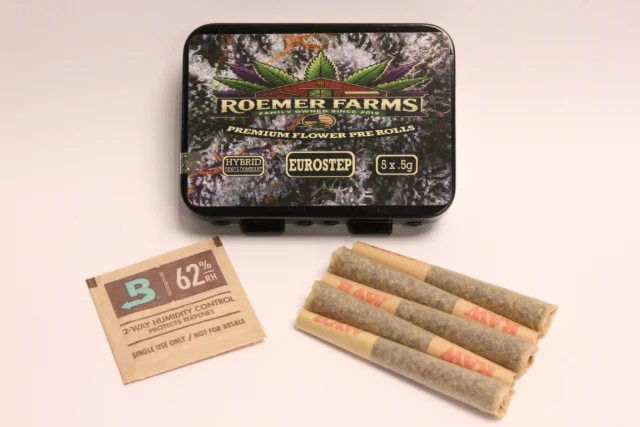 Roemer Farms - Eurostep Prerolls - 0.5g 5pk (2.5g)