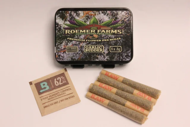 Roemer Farms - Garlic Budder Prerolls - 0.5g 5pk (2.5g)