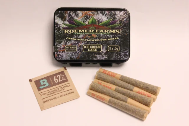 Roemer Farms - Ice Cream Cake Prerolls - 0.5g 5pk (2.5g)