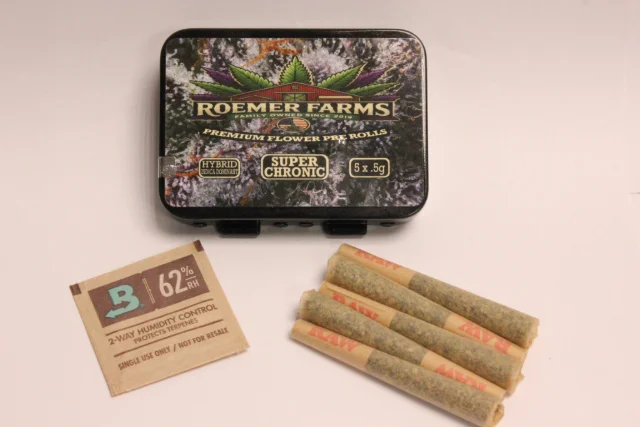 Roemer Farms - Super Chronic Prerolls - 0.5g 5pk (2.5g)