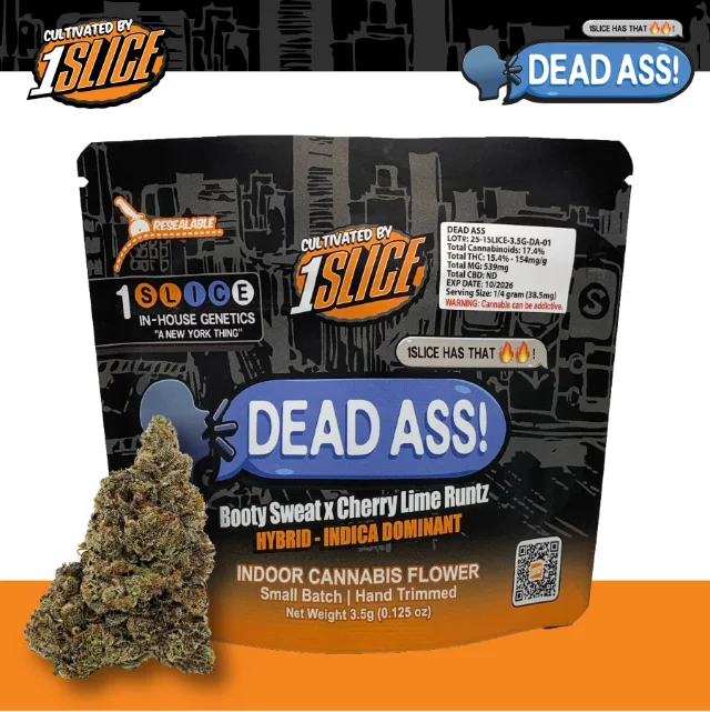 1slice - Dead Ass - 3.5g Premium Indoor Flower