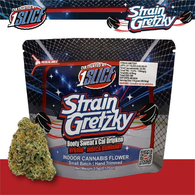 1slice - Strain Gretzky - 3.5g Premium Indoor Flower