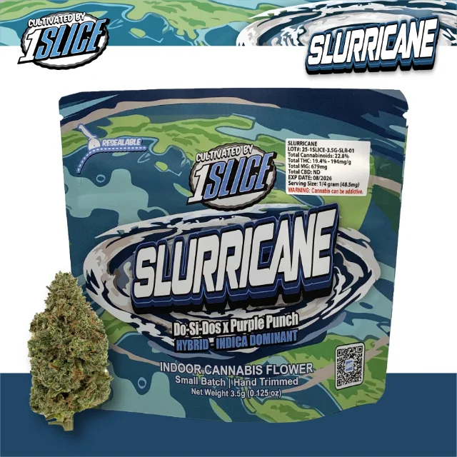 1slice - Slurricane - 3.5g Premium Indoor Flower