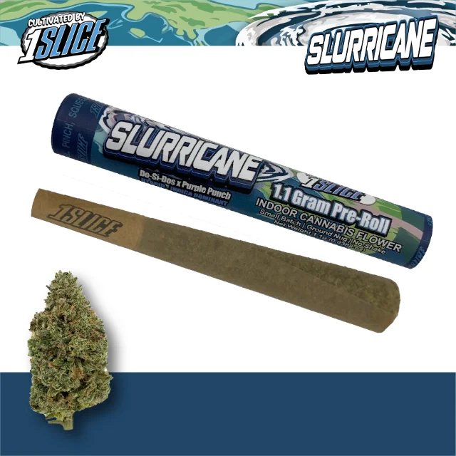 1slice - Slurricane Preroll - 1.1g Premium Indoor Preroll