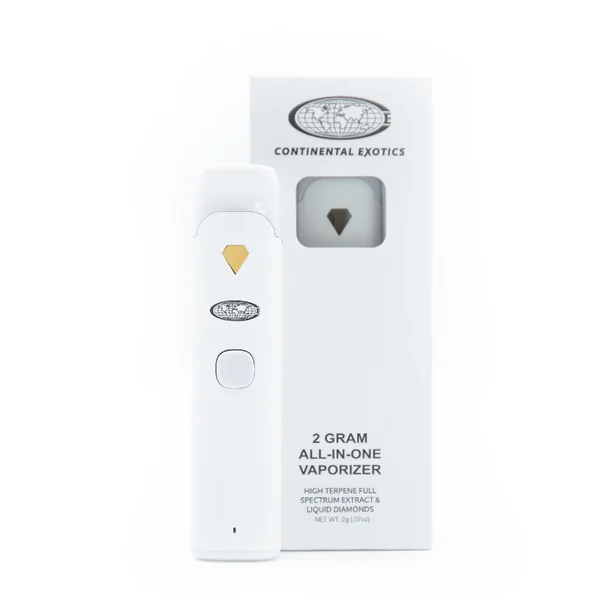 Continental Exotics - Strawberry Cough - 2g Htfse+liquid Diamond Aio Vape