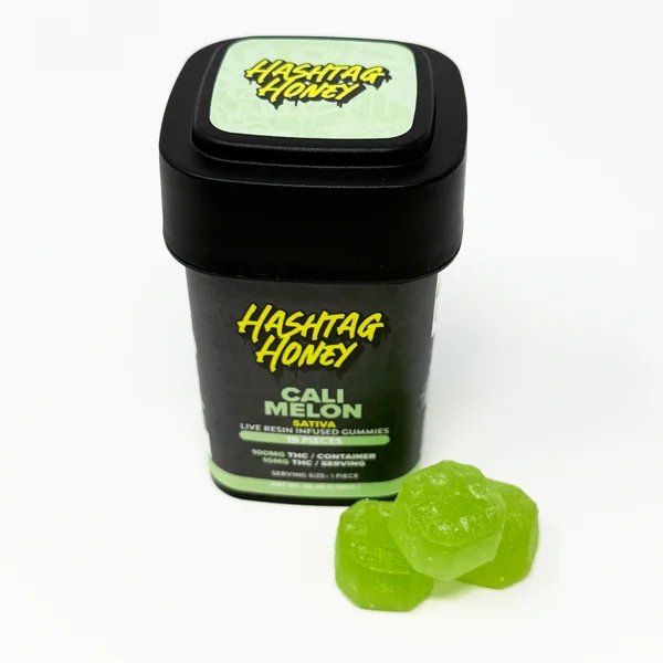 Hashtag Honey - Cali Melon Gummies - 100mg 10ct