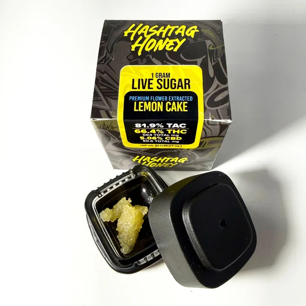 Hashtag Honey - Lemon Cake - 1g Live Sugar