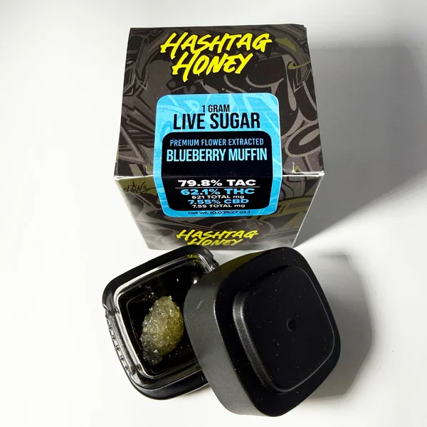 Hashtag Honey - Blueberry Muffin - 1g Live Sugar