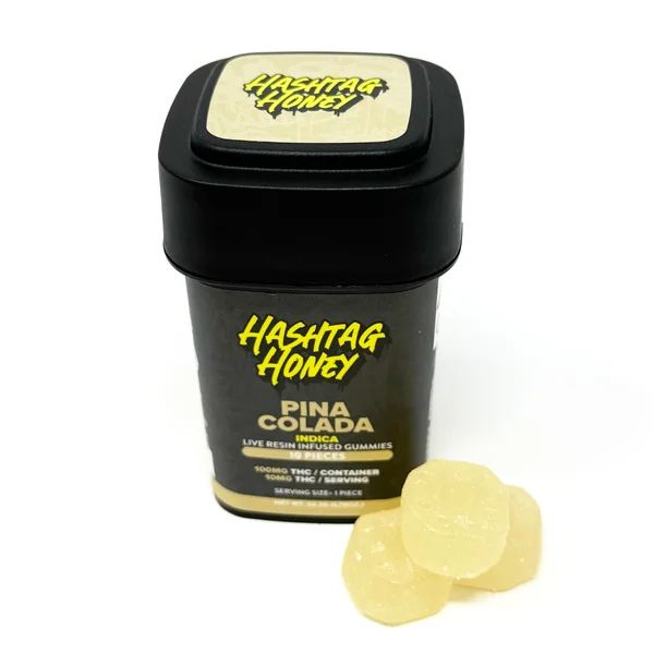 Hashtag Honey - Pina Colada Gummies - 100mg 10ct