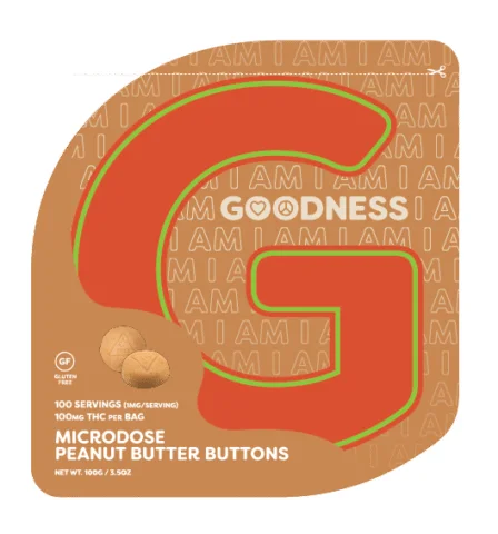 Goodness - Peanut Butter Buttons - 100ct 1mg (100mg)