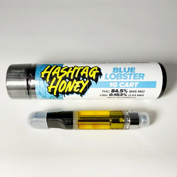 Hashtag Honey - Blue Lobster - 1g 510 Vape Cart