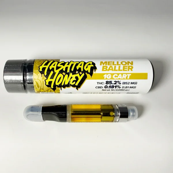 Hashtag Honey - Melon Baller - 1g 510 Vape Cart