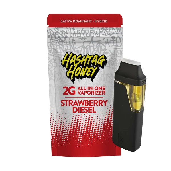 Hashtag Honey - Strawberry Diesel - 2g Aio Vape