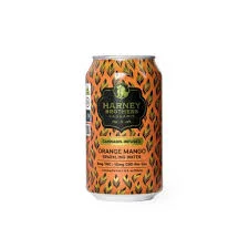 Harney Brothers - Orange Mango Sparkling Water - 1:2 5mg Thc:10mg Cbd 12oz