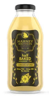 Harney Brothers - Half Baked Lemonade + Tea  - 1:1 10mg Thc:10mg Cbd 16oz