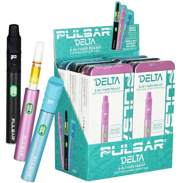 Pulsar - 510 Delta 3-in-1 Smart Battery Vape Pen Kit | 800mah