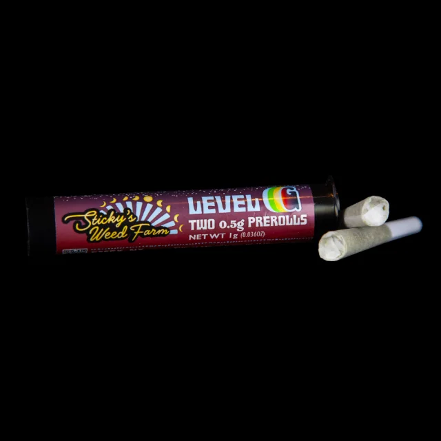Sticky's Weed Farm - Level G Prerolls - 0.5g 2pk (1g)