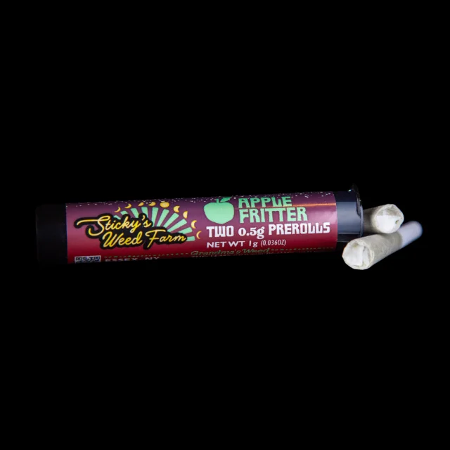 Sticky's Weed Farm - Apple Fritter Prerolls - 0.5g 2pk (1g)
