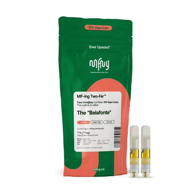 Mfny - The Belafonte Live Resin Vape Cart - 0.5g 2pk (1g)