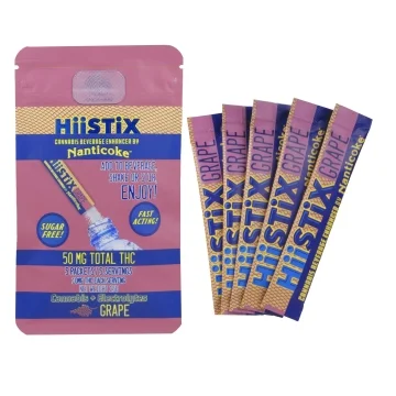 Nanticoke - Hiistix Beverage Powder - 10mg 5pk (50mg) Grape