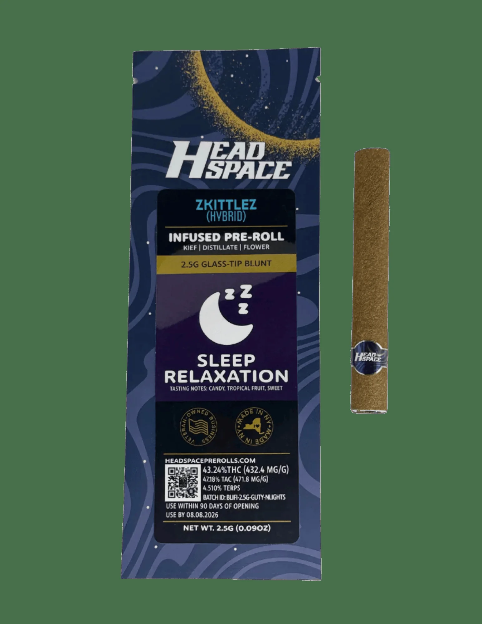 Head Space - Zkittlez Infused Blunt - 2.5g