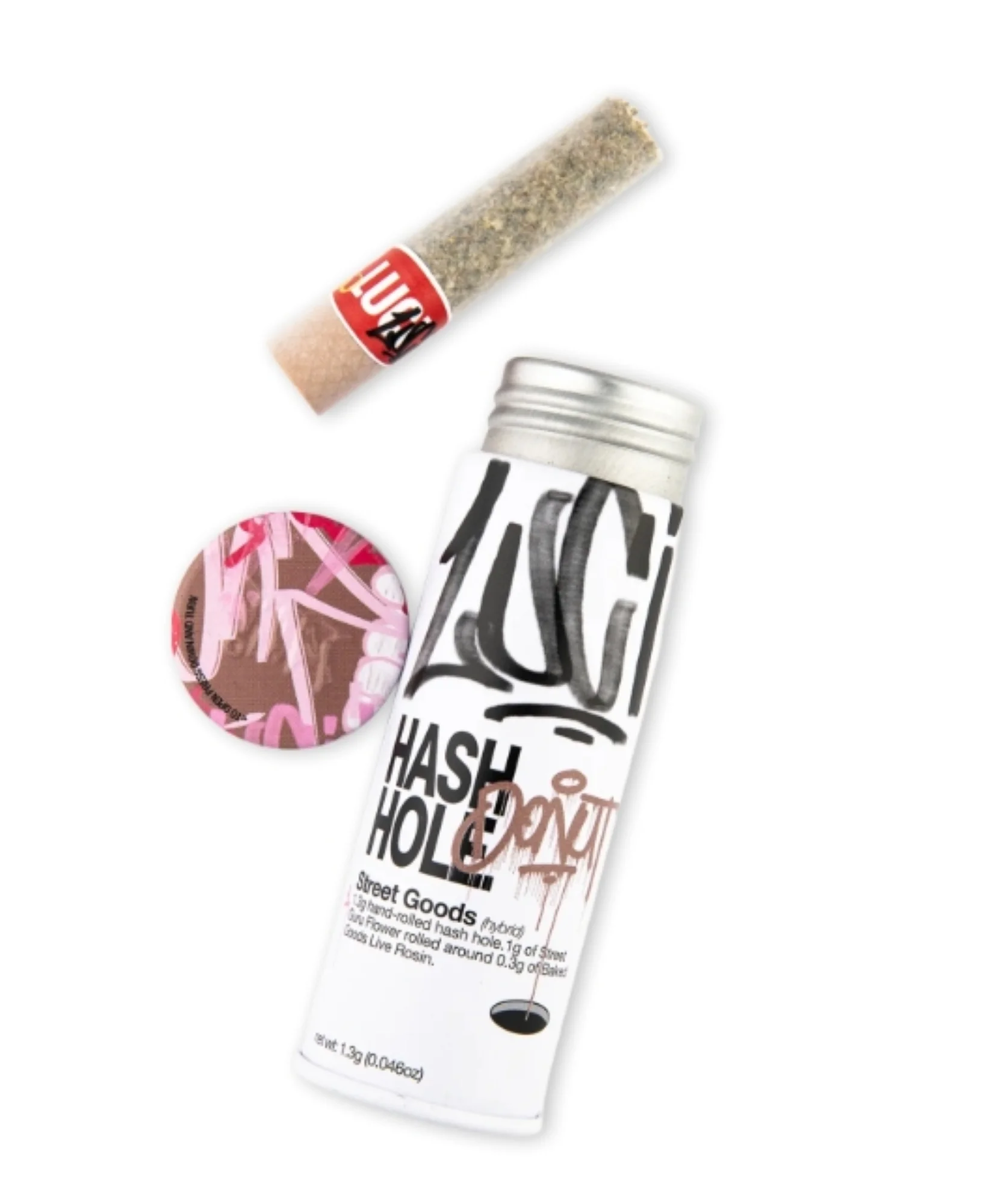 Luci - "Street Goods" Infused Hash Hole Preroll - 1.3g