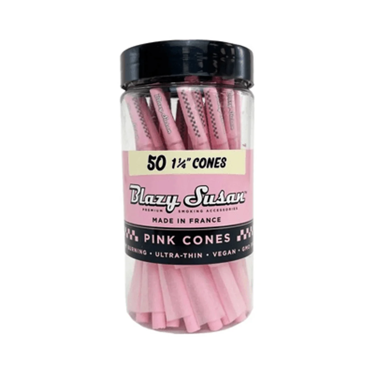 Blazy Susan - Pink Cones - 1 1/4 - 50ct