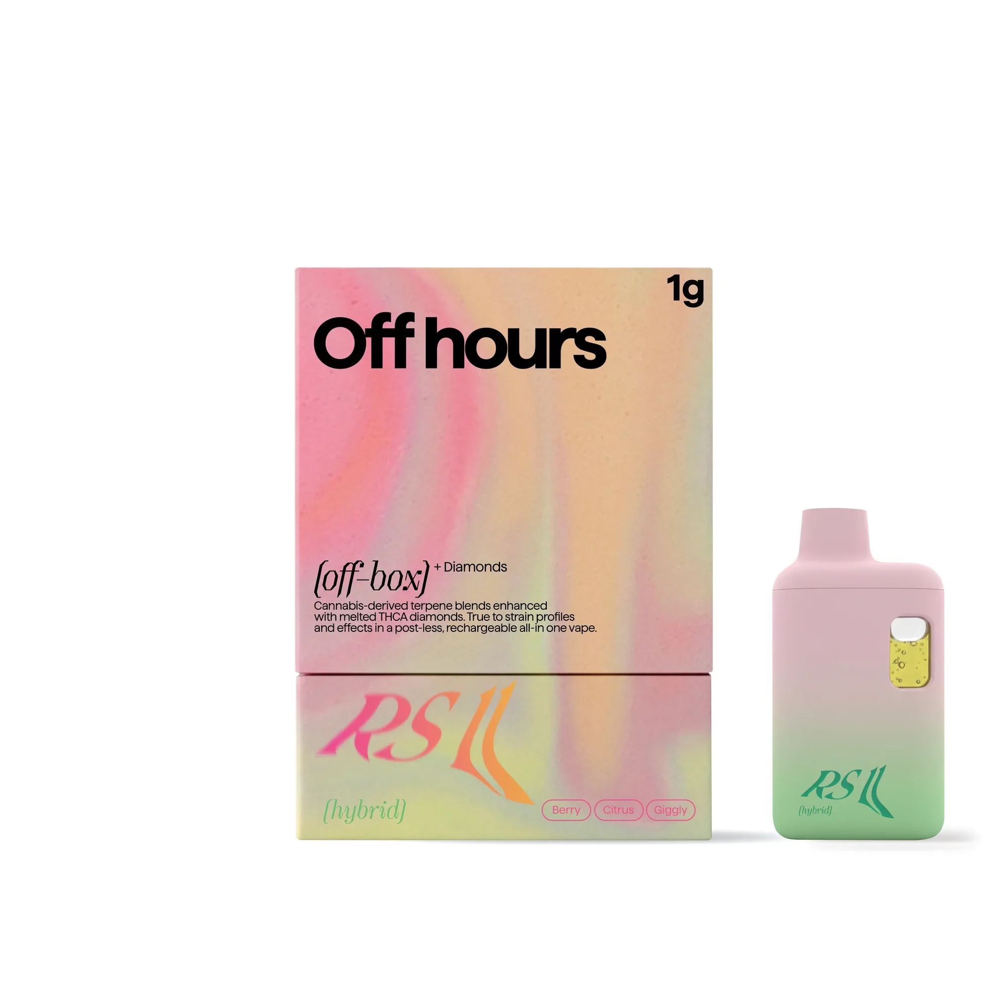Off Hours - Rs11 "Off-box" Liquid Diamond Aio Vape- 1g