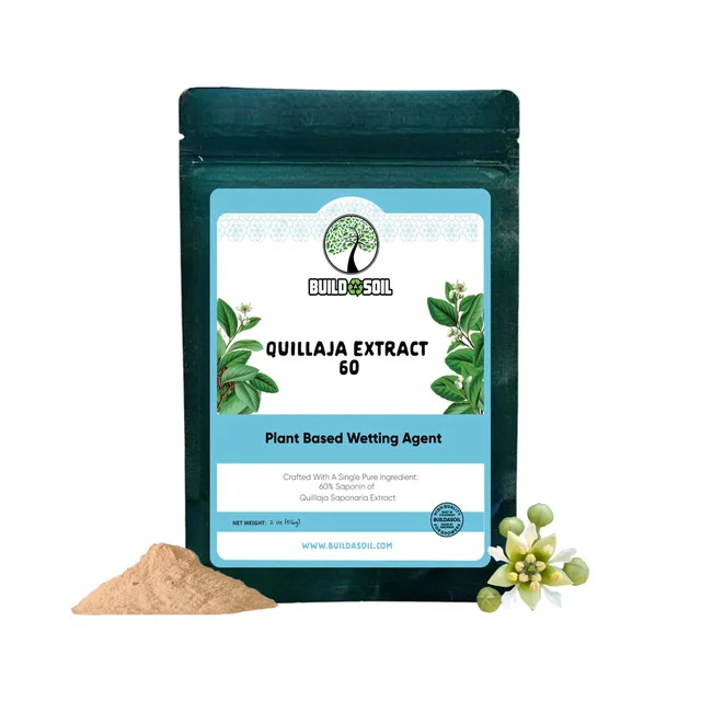 Buildasoil - Quillaja Saponaria Extract Powder 60% - 2oz