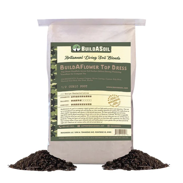 Build A Soil - Build-a-flower Top Dress Kit - 1/2 Cfu Bag