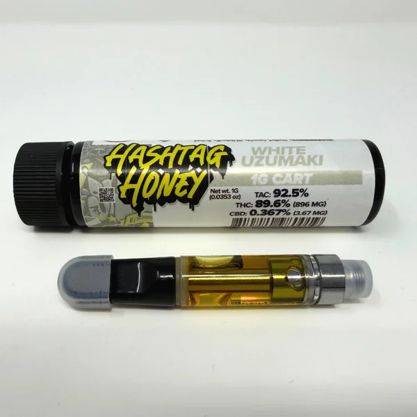 Hashtag Honey - White Uzumaki - 1g 510 Vape Cart