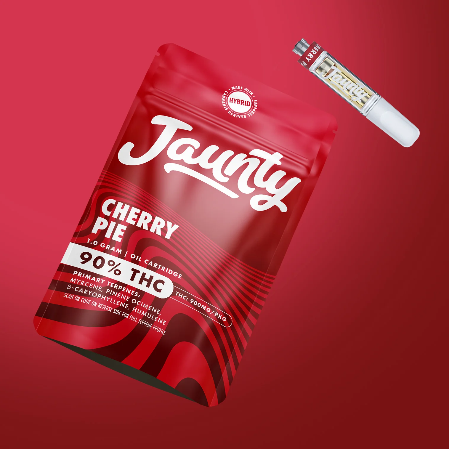 Jaunty - Cherry Pie 1g 510 Vape Cart