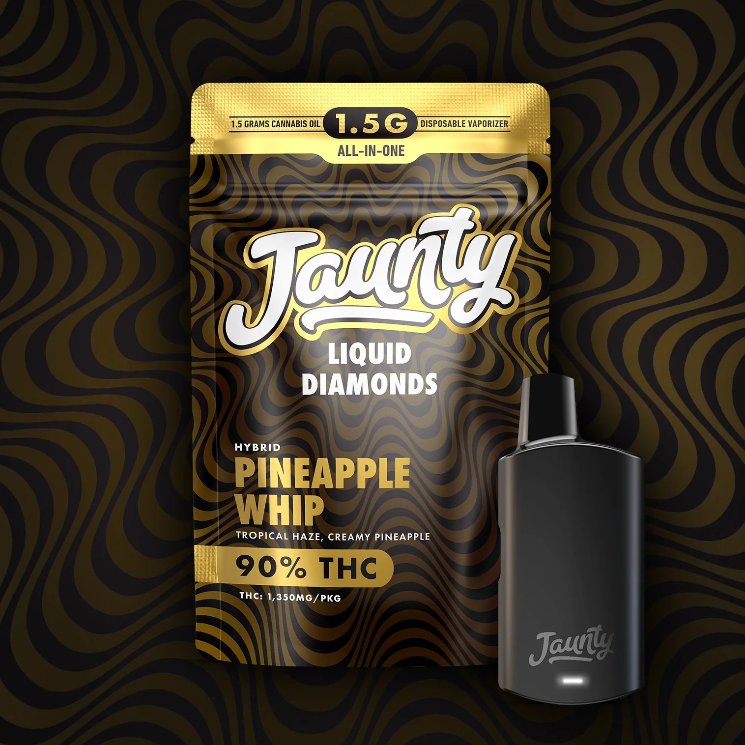 Jaunty - Pineapple Whip 1.5g Liquid Diamonds Aio Vape
