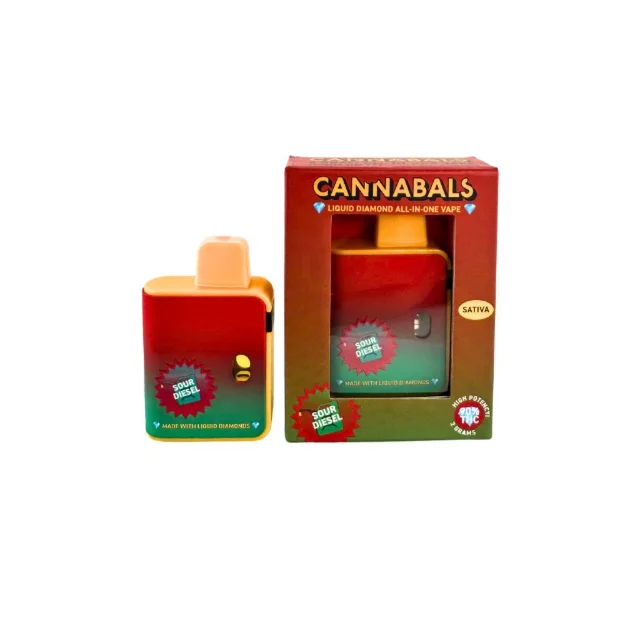 Cannabals - Sour Diesel Liquid Diamonds - 2g Aio Vape