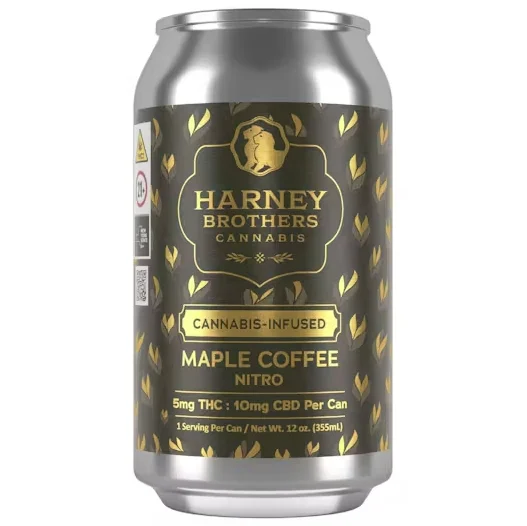 Harney Brothers - Maple Coffee Nitro - 1:1 10mgthc 10mg Cbd 11oz