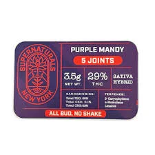 Supernaturals - Purple Mandy - .7g 5pk (3.5g)