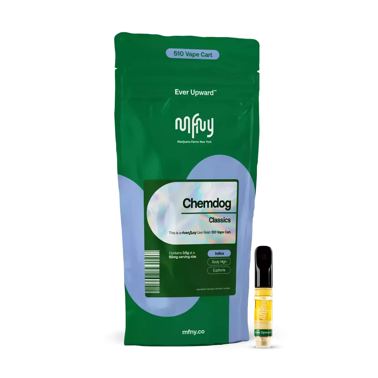 Mfny - Chemdog .5g Live Resin 510 Cart